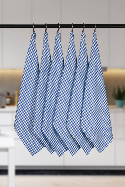 12 Pack Blue Cotton Kitchen Towel F36146