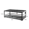 Glass Terrarium with Double Hinge Door 36 inch x 18 inch x 12.6 inch B733361
