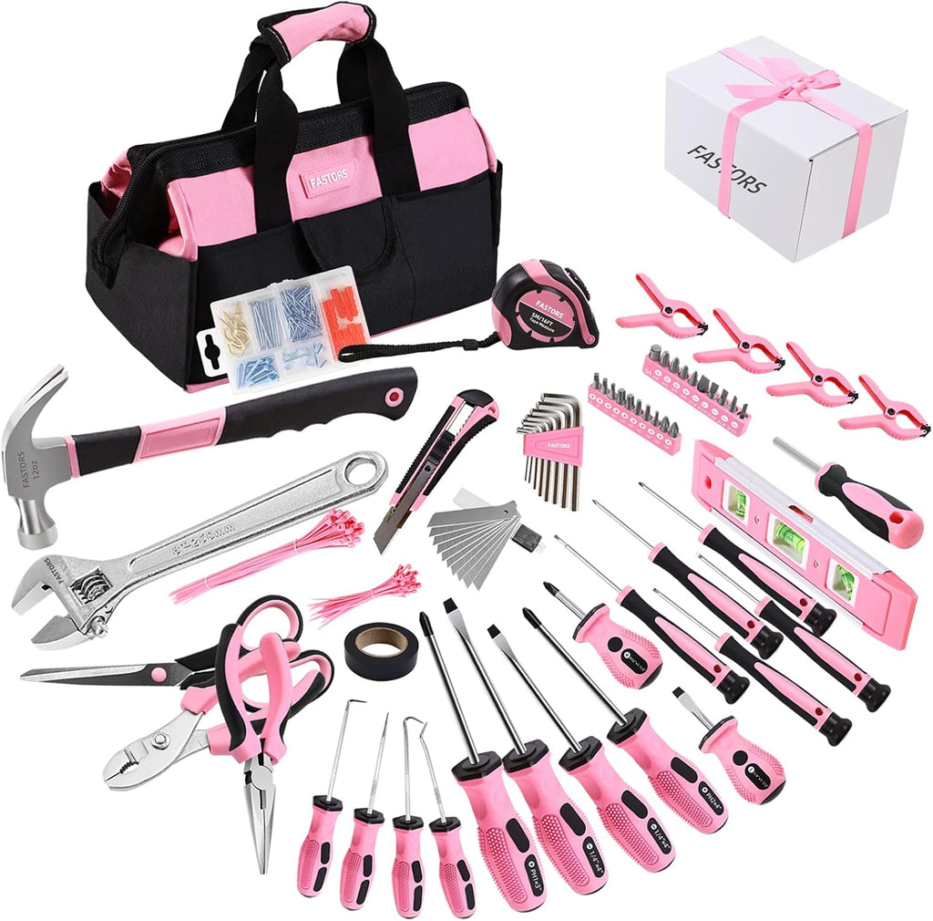 Pink 228-Piece Tool Set with Tool Bag T666987