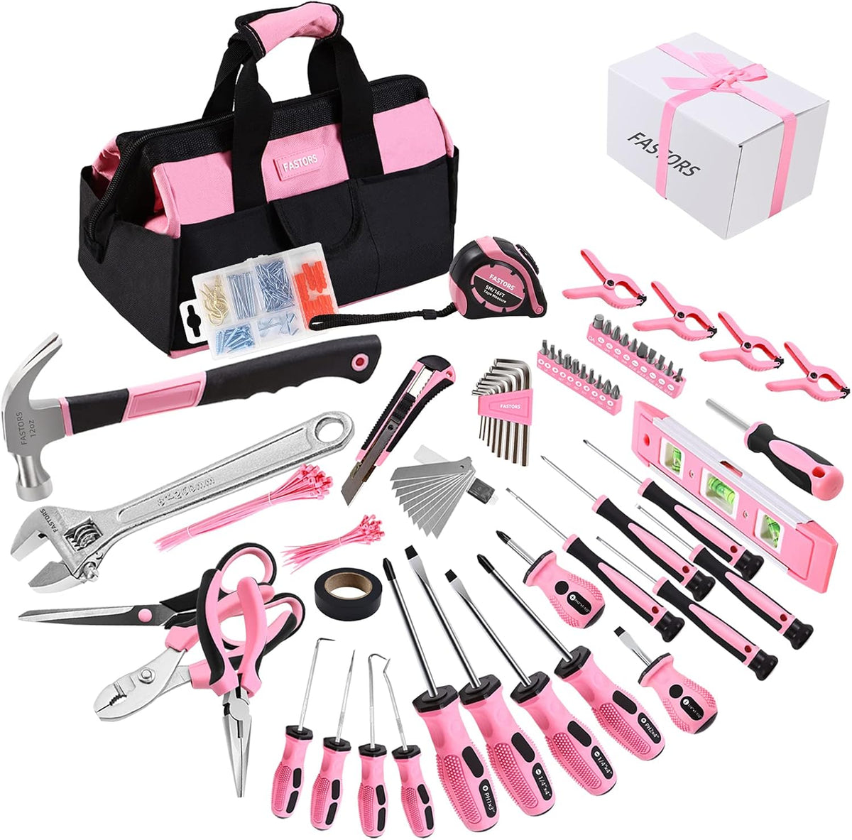 Pink 228-Piece Tool Set with Tool Bag T666987