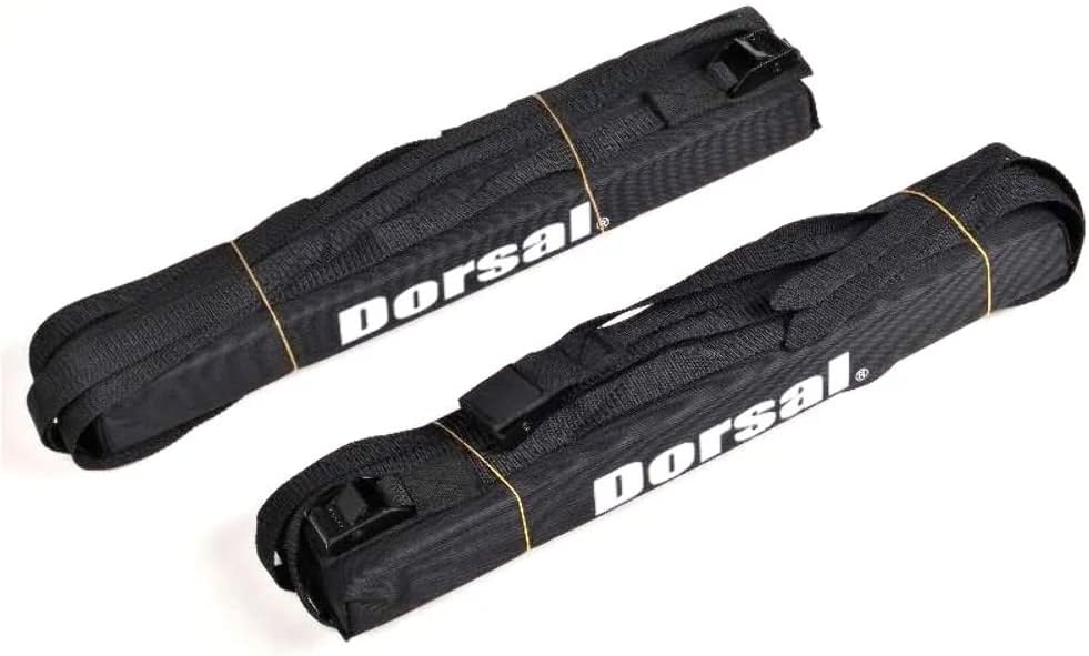 Soft Roof Surfboard Racks with Corrosion Resistant Buckles, Pack of 2 D1838