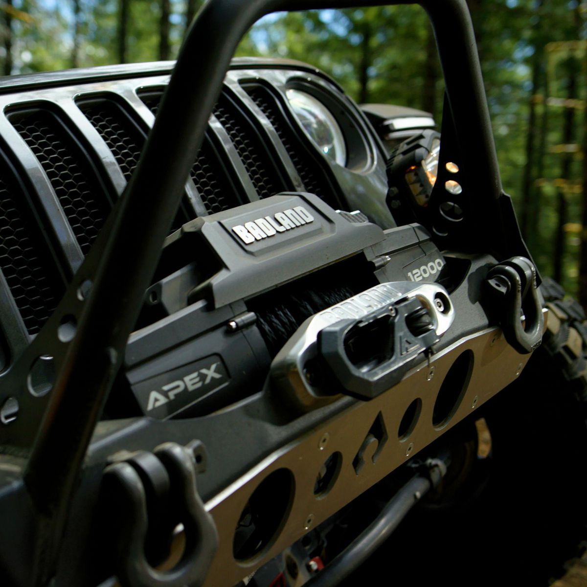 12,000 lb. Synthetic Rope Winch with Wireless Remote N41287