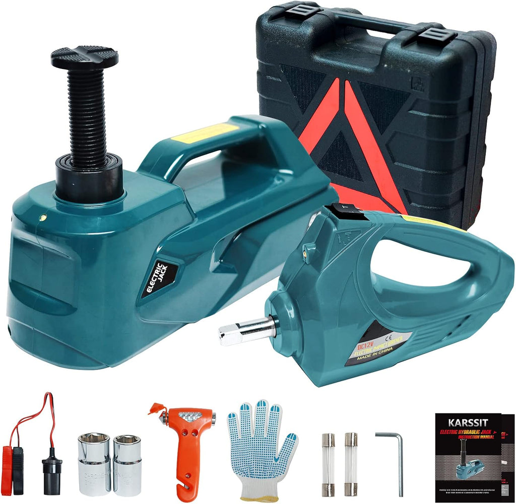 5 ton Electric Car Jack with Impact Wrench 12V Hydraulic Car Jack C839