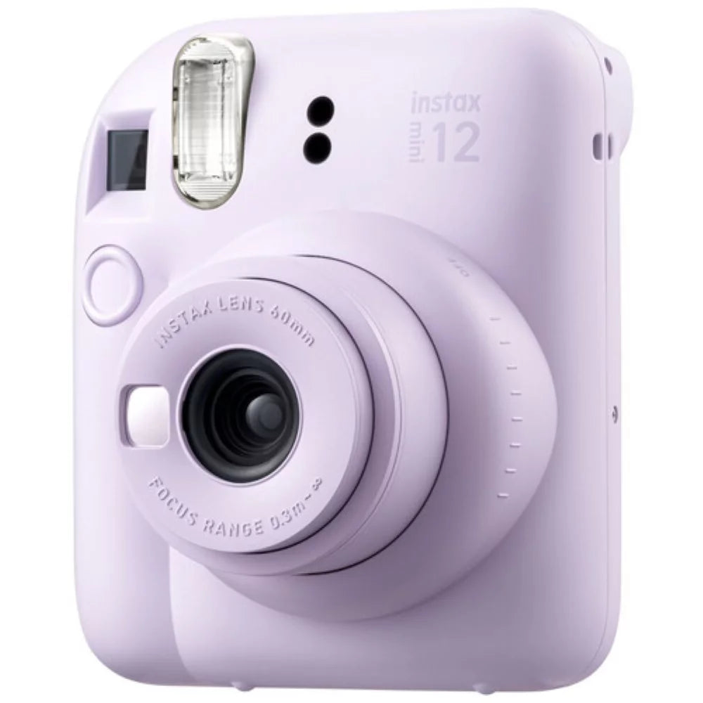 Lilac Purple Instant Film Camera with Instant Film Q889602