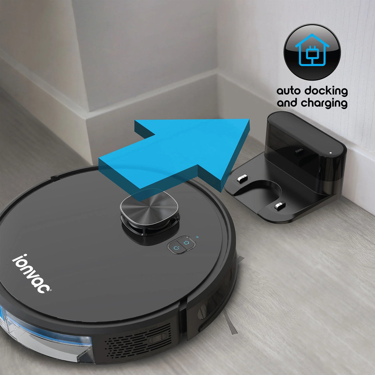 Wi-Fi Laser Mapping Robot Vacuum Cleaner T5569