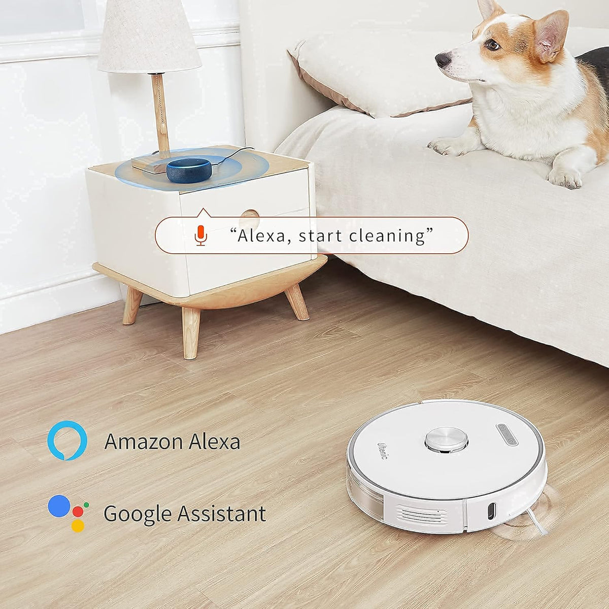 Robot Vacuum and Mop Combo Self Emptying 3000Pa G787