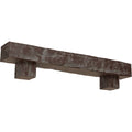Faux Wood Fireplace Mantel Kit with Corbels S3870