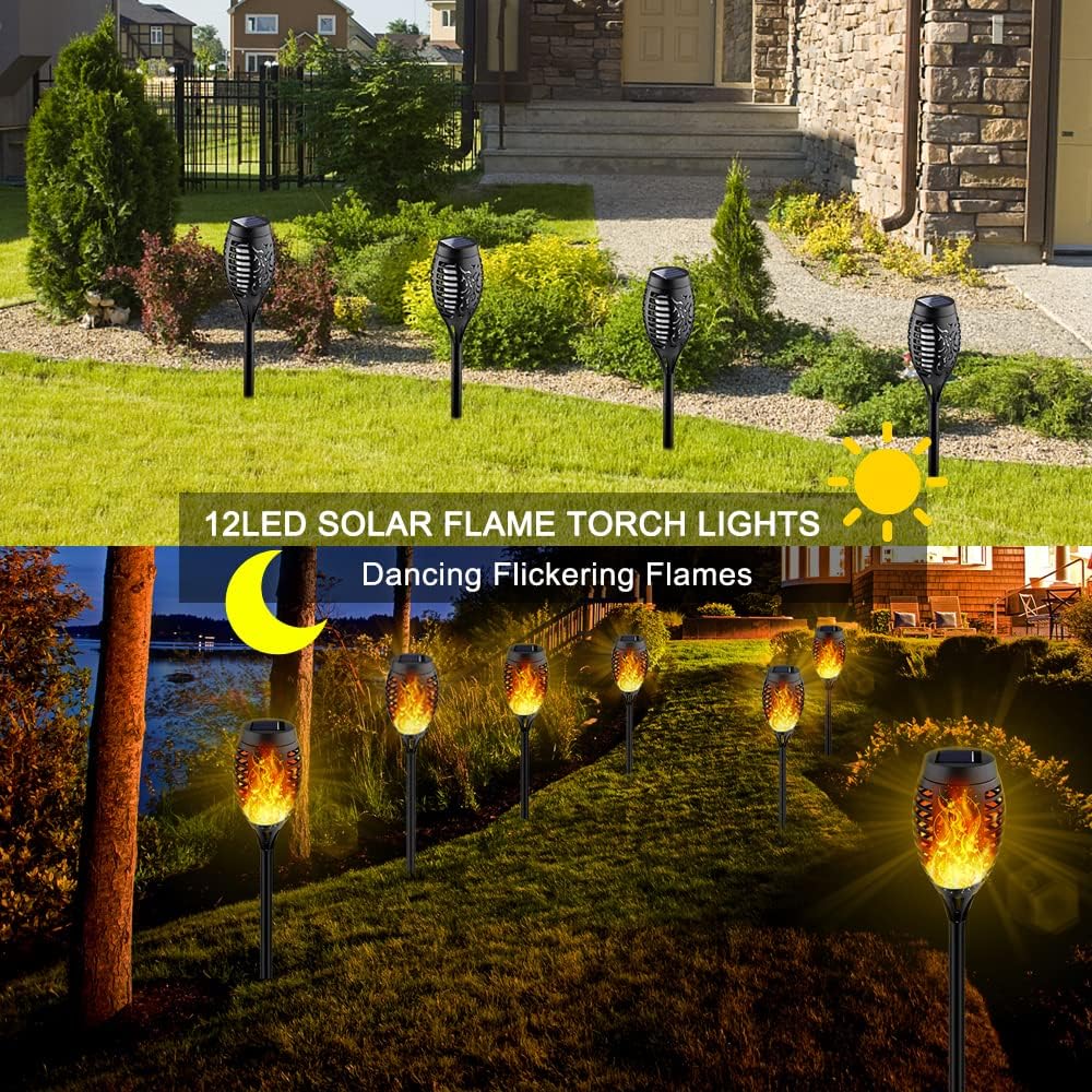 10 Pack Waterproof Solar Outdoor Lights U617306
