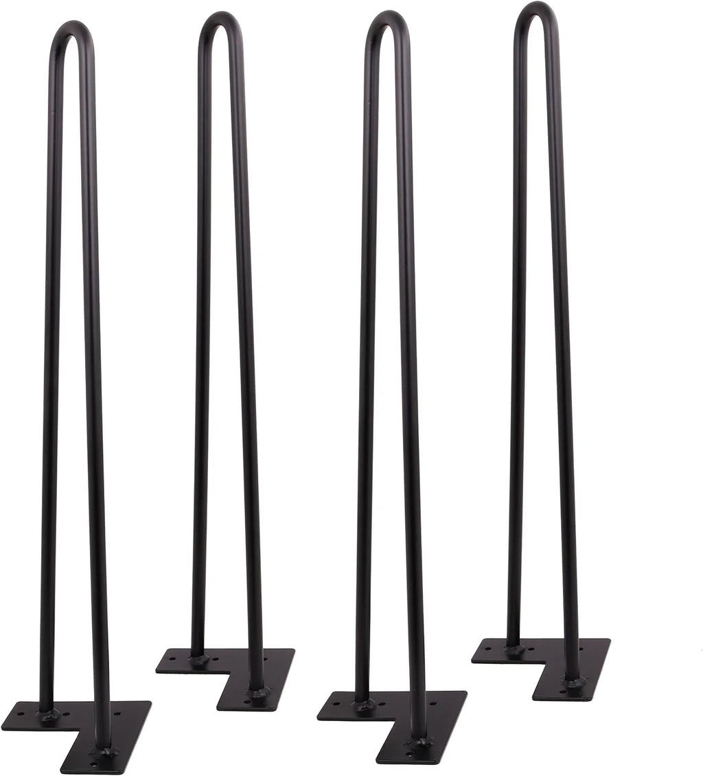 Matte Black Hairpin Legs Set Of 4 D17020