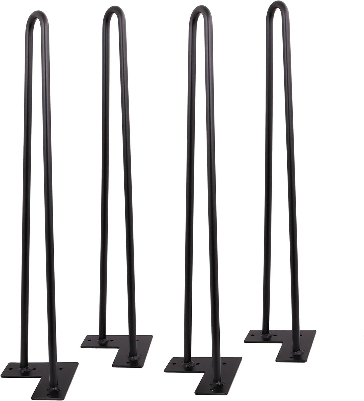 Matte Black Hairpin Legs Set Of 4 D17020