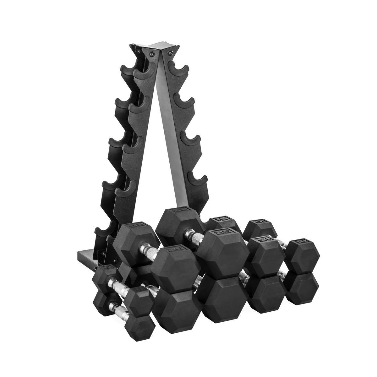 150 Lb. Rubber Hex Dumbbell Weight Set M932767