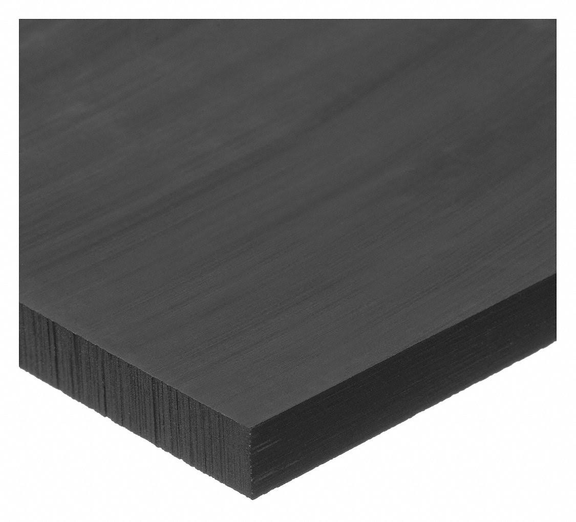 Black UHMW Polyethylene Plastic Sheet K646367