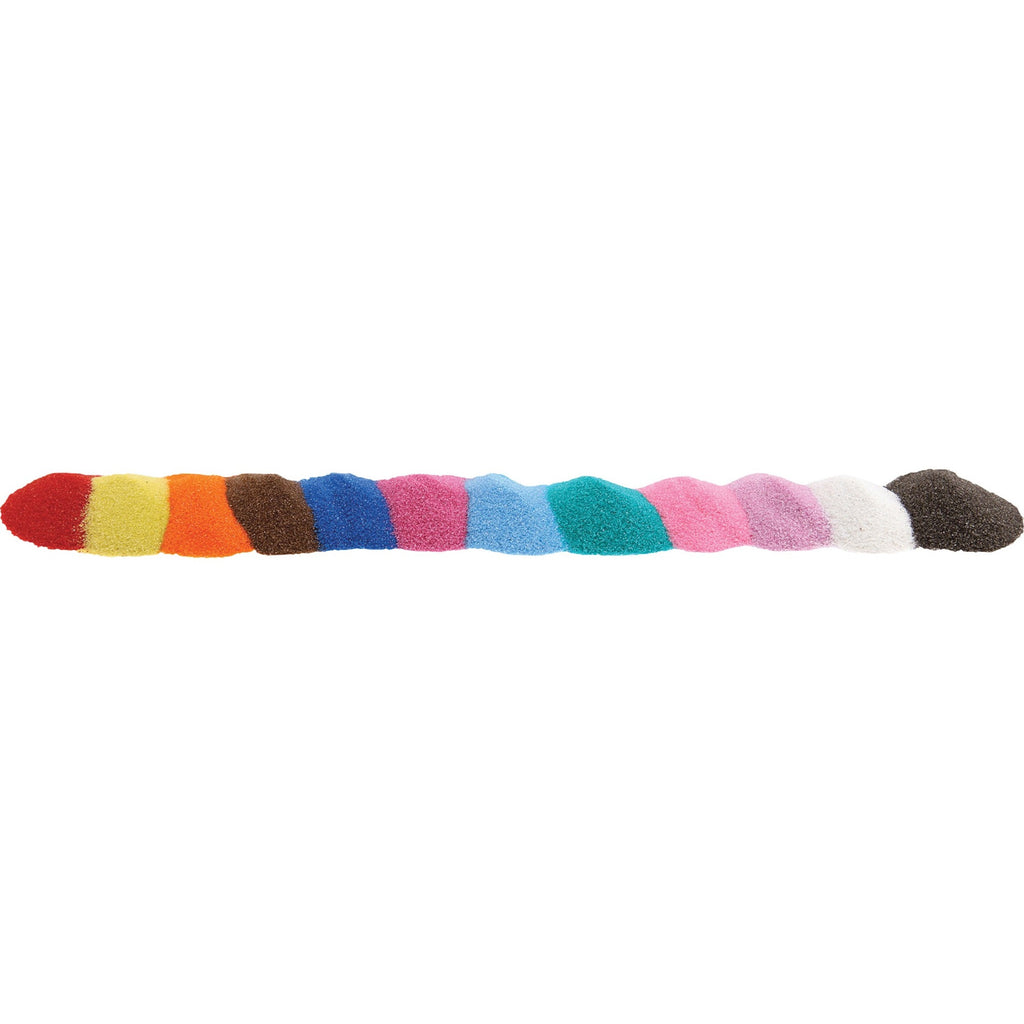 Assorted Colors Sand, 1lb, Pack of 12 T577
