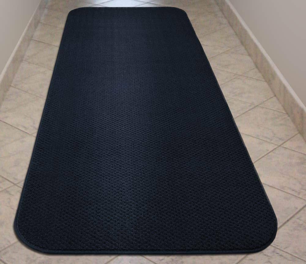 Navy Blue Skid-Resistant Carpet Runner 6 ft. x 27 in. M261