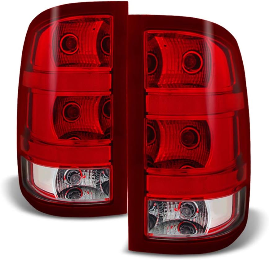 2007-2013 GMC Sierra Rear Replacement Tail Light Driver Side Pack of 2 T900742