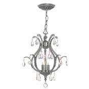 Crystal Pewter Semi-Flush Ceiling Light Q159550