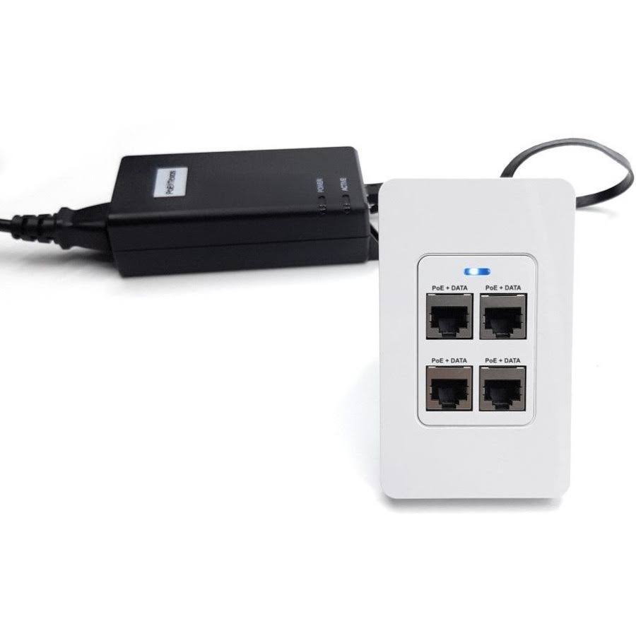 4 Port In-Wall Gigabit PoE Extender M458997