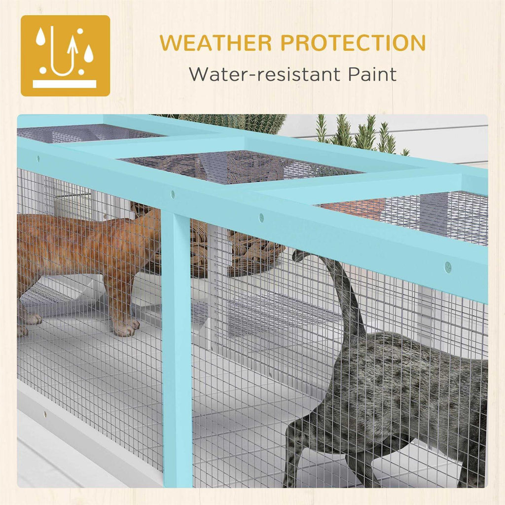 Extendable Wooden Outdoor Cat Tunnel B225