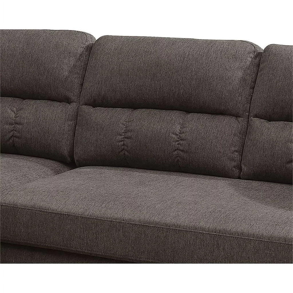 Reversible Fabric Sofa Sectional Set F78674