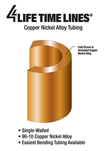 3/16" x 25' Copper-Nickel Brake Line Tubing Coil & Fitting Kit P40537