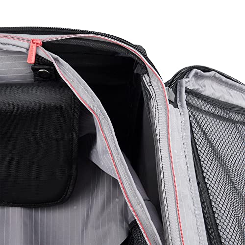 Black Softside Expandable Luggage with Spinner Wheels, Carry on 20 Inch U316778