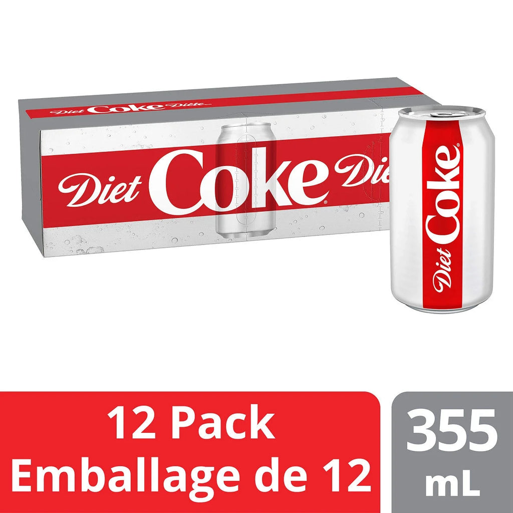 Diet Coke, 355ml, Pack of 12 J14860