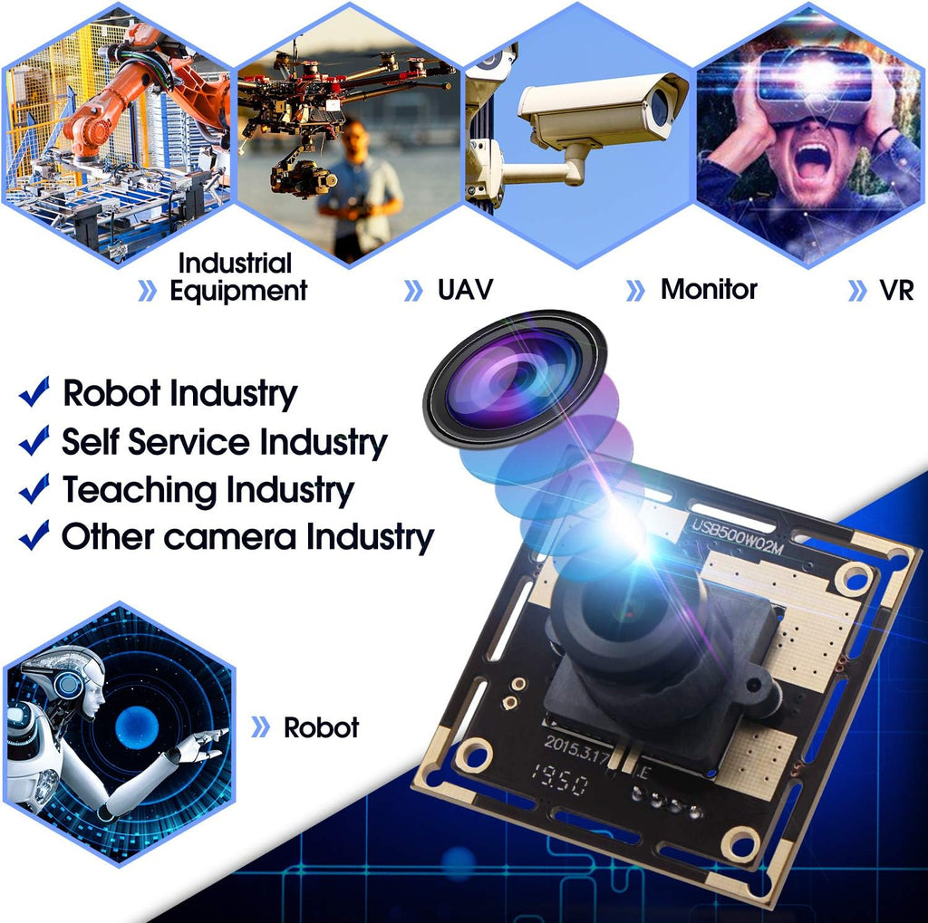 5 Megapixel USB Camera Module with CMOS OV5640 Sensor S96036
