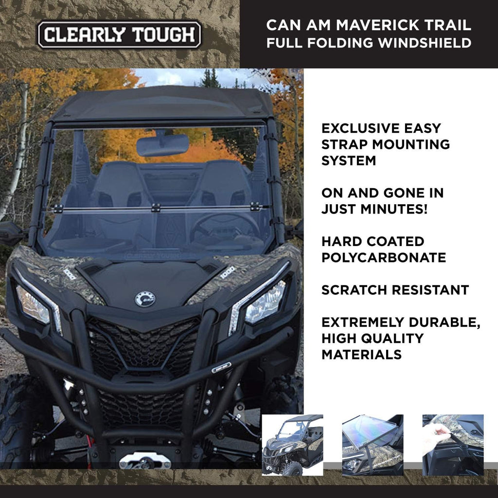 Full Folding Scratch Resistant Polycarbonate Windshield G202991
