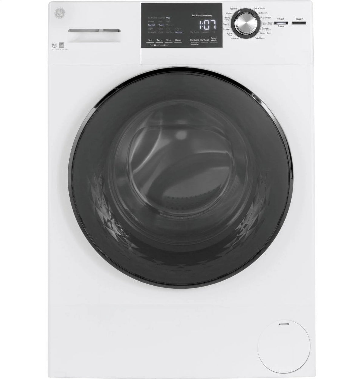 24 Frontload Washer with Steam 2.4 cu. ft. White B79665