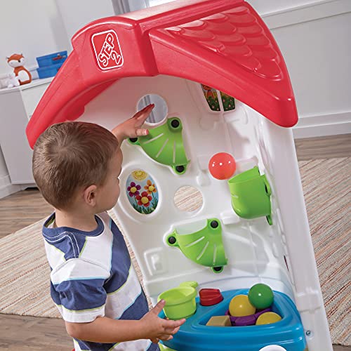 Toddler Corner House Playhouse Playset with Kitchenette, 15 Piece Toy Accessories, Durable Plastic X77232