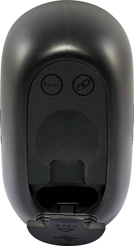 Indoor/Outdoor 1080p Wi-Fi Wire-Free Surveillance Camera 2-Pack Black Y156563