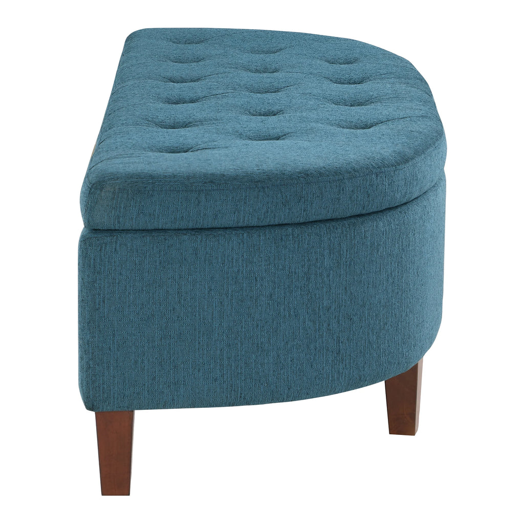 60" Azure Fabric Storage Bench X672473