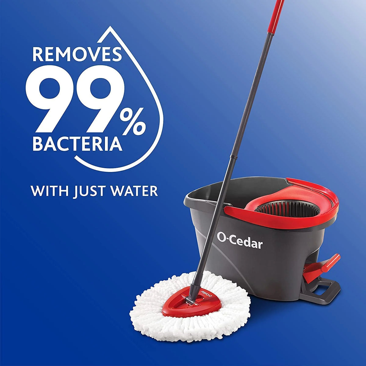 Microfiber Spin Mop & Bucket System with 3 Extra Refills F87099
