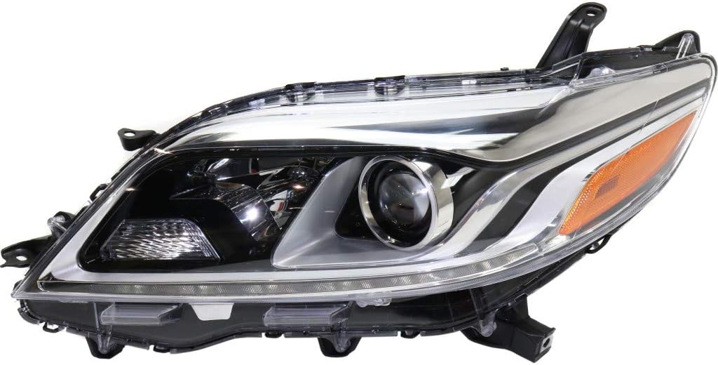 Toyota Sienna Passenger Side Halogen Headlight J425