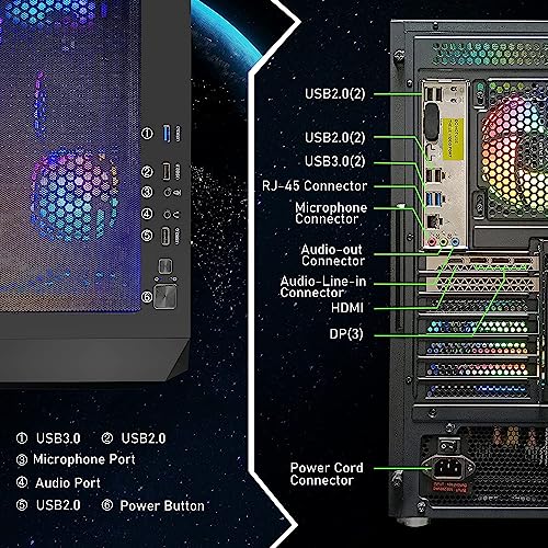 Intel Core i7-11700KF 32G DDR4 2T SSD GeForce RTX 3060 12G Gaming Desktop PC D9739
