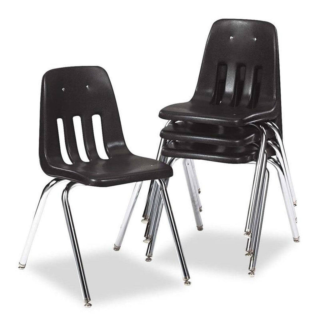 Classroom Chair Black Chrome Frame M590050