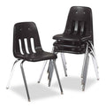 Classroom Chair Black Chrome Frame M590050