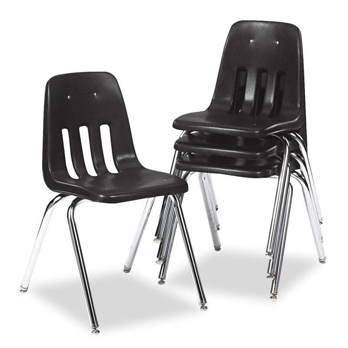Classroom Chair Black Chrome Frame M590050