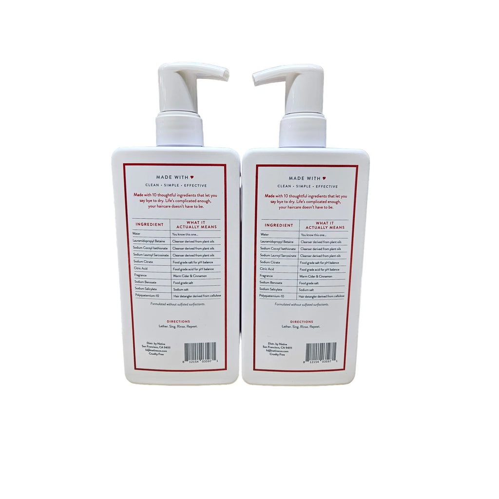 Warm Cider & Cinnamon Shampoo (2 Pack) N6926
