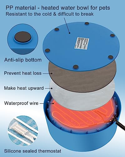 108 OZ 30 Watts Heated Water Bowl V575