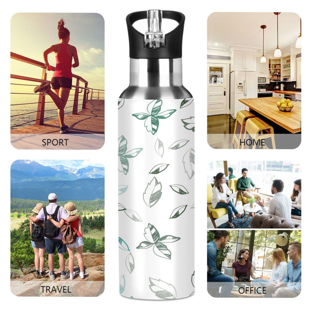 Stainless Steel Insulated Water Bottle with Straw Lid E486884