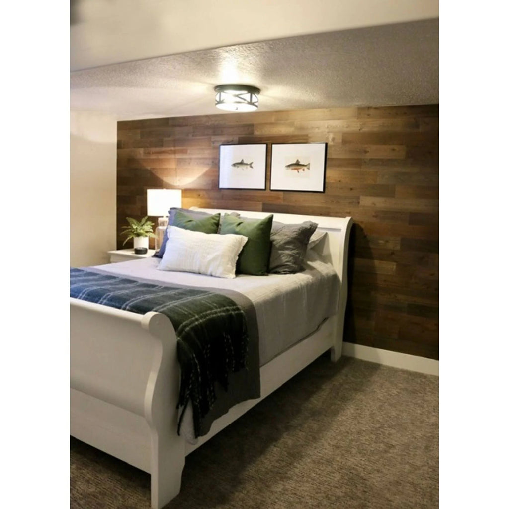 Reclaimed Wooden Wall Planks Peel and Stick 10 Sq. ft R191307