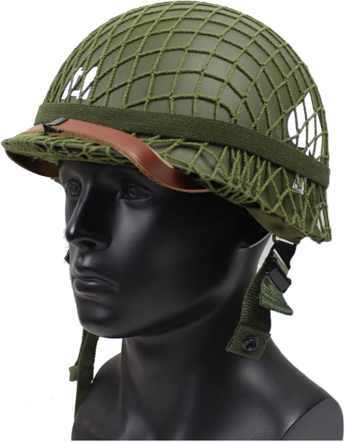 WWII US Army M1 Helmet Replica with Mesh E36234