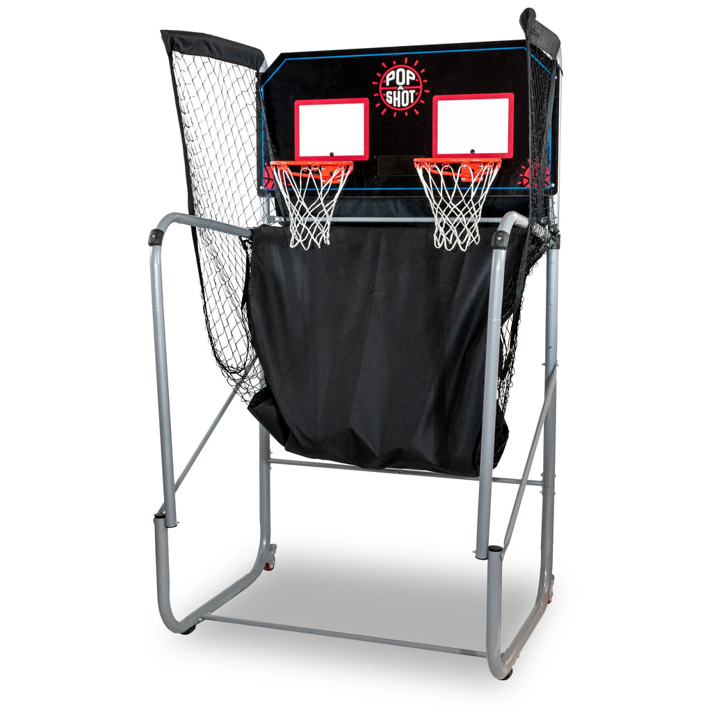 Black Foldable Basketball Arcade Game with 7 Basketballs Z59424