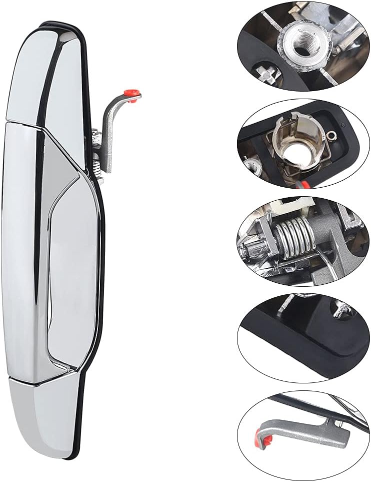 Exterior Chrome Door Handle 4Pcs Front & Rear Driver & Passenger Side P76917