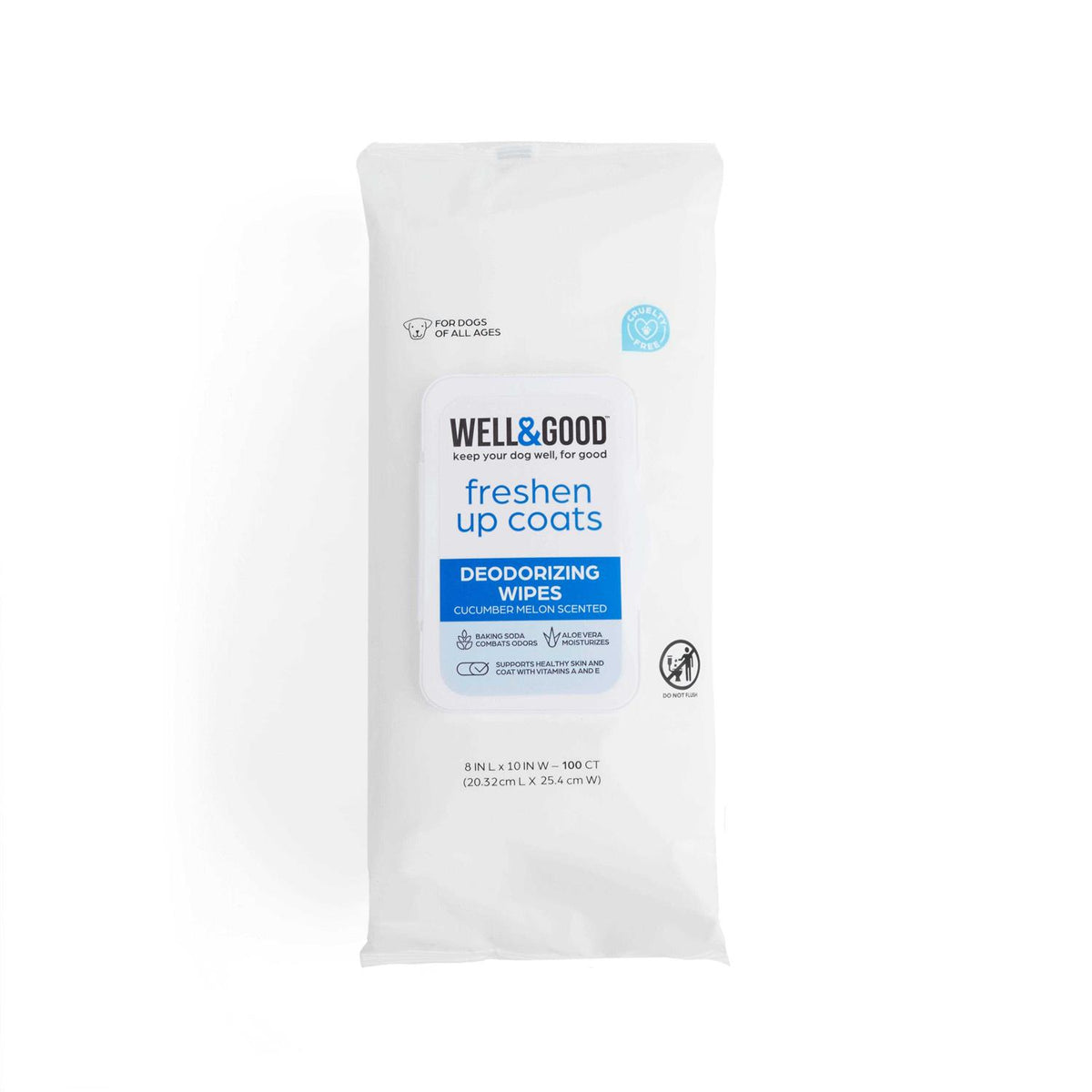 Cucumber Melon Deodorizing Dog Wipes Y837