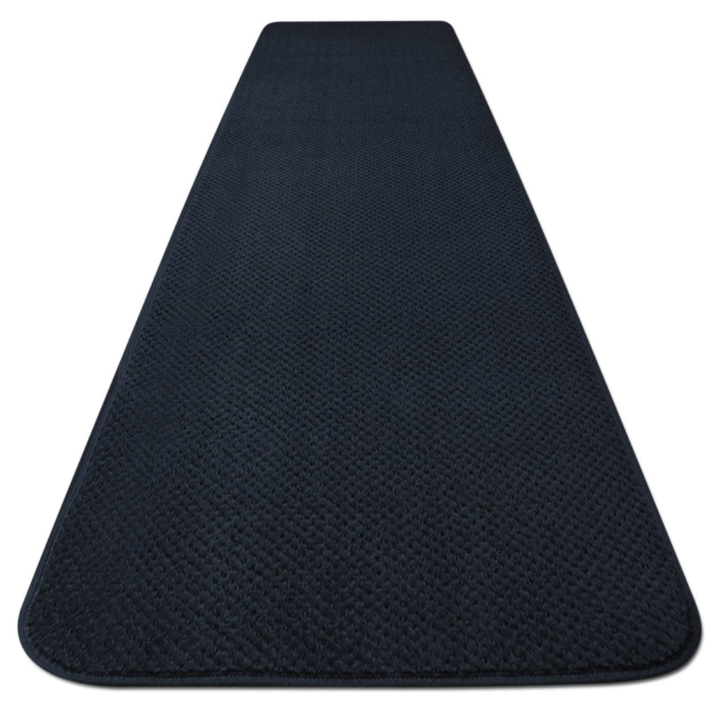 Navy Blue Skid-Resistant Carpet Runner 6 ft. x 27 in. M261