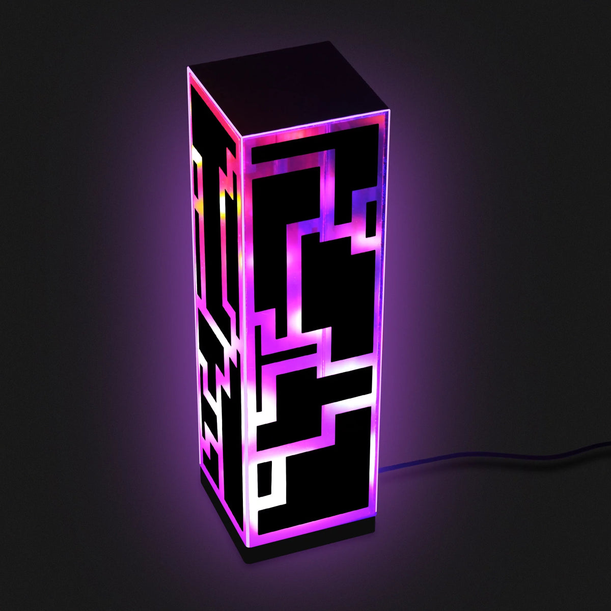 RGB Cube Standing Desk Lamp LED D141605