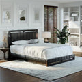 Faux Leather Upholstered Platform Bed G334681