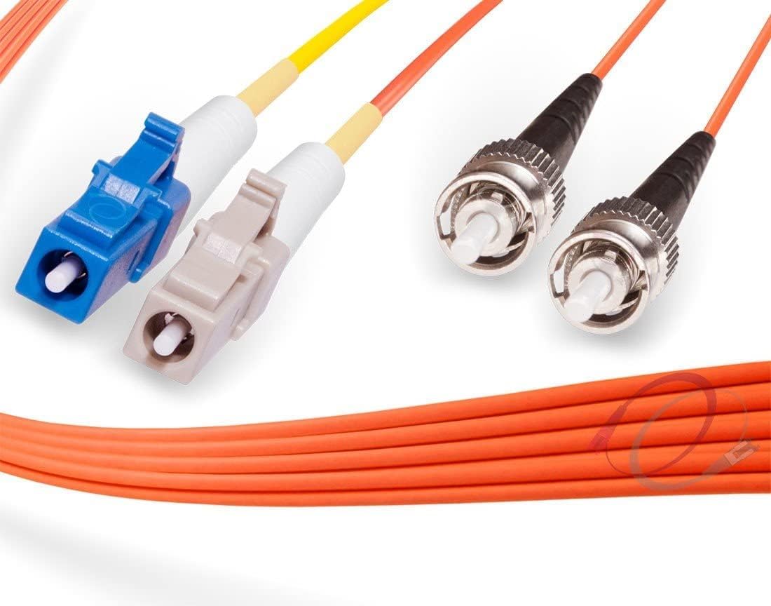 2M Fiber Optic LC to ST Mode Conditioning Patch Cable I5144